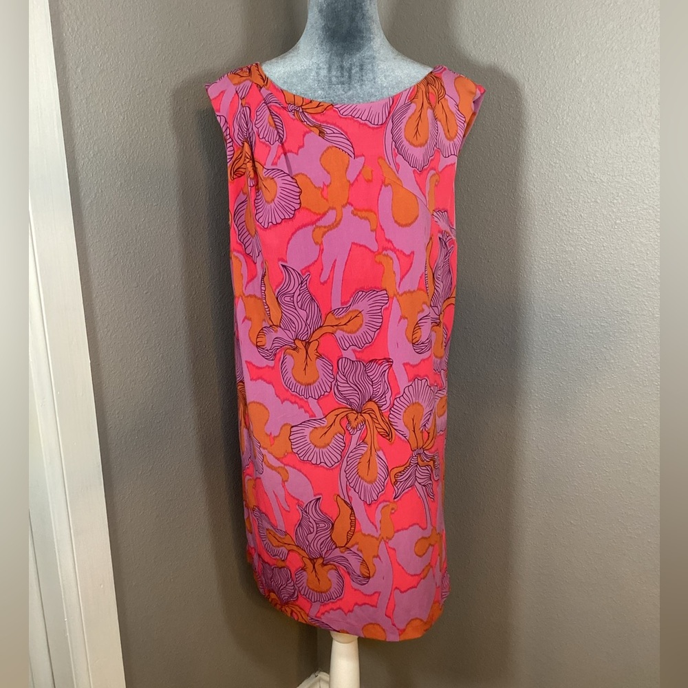 Vibrant Floral Tibi Shift Dress Size M